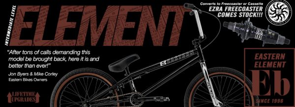 element complete bike by eastern bikes