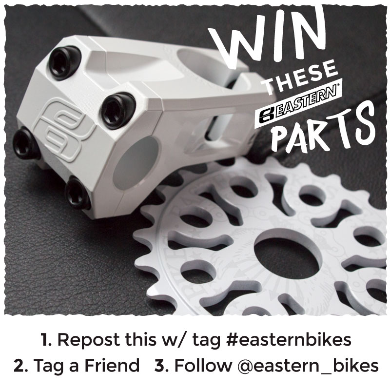Win an Eastern White BMX Parts Kit